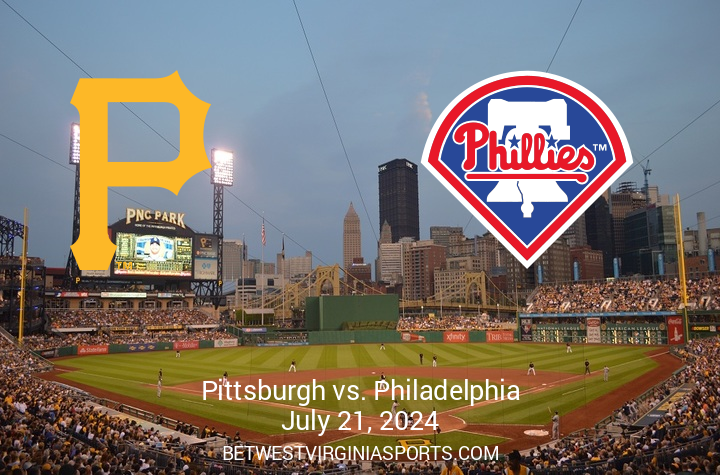 Matchup Overview: Philadelphia Phillies Versus Pittsburgh Pirates on July 21, 2024 at PNC Park